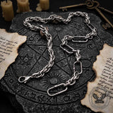 Hip-Hop Splicing Stainless Steel Clavicle Necklace