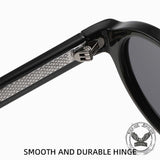 Hip Hop American Oval Polarized TR Sunglasses