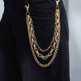 Hip Hop Multi-Layer Chain Alloy Pants Chain | Gthic.com