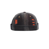 Hip Hop Ripped Washed Brimless Denim Hat