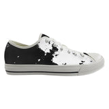 Ink Splash Print Canvas Shoes