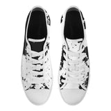 Ink Splash Print Canvas Shoes