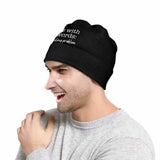 Inner Peace Begins With Four Words Warm Knitted Beanie Hat