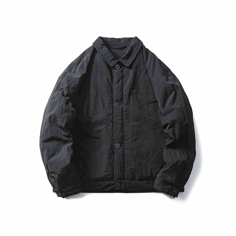 ジャケット・アウター No Collar Jacket Wrinkled Gabardine