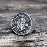 Jesus Christ Cross Stainless Steel Christian Ring | Gthic.com