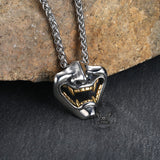 Kobe Japan Fangs Ghost Stainless Steel Pendant | Gthic.com