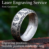 Leviathan Cross Lucifer Sigil Stainless Steel Ring