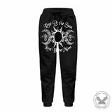 Live By The Sun Triple Goddess Casual Elastic Drawstring Pants | Gthic.com