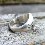 Lucifer Nephilim Seal Sterling Silver Ring