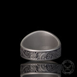 Lucky Cloud Chinese Dragon Sterling Silver Ring | Gthic.com