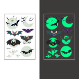 Luminous Bat Temporary Tattoo Stickers | Gthic.com