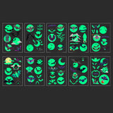 Luminous Bat Temporary Tattoo Stickers | Gthic.com