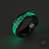 Luminous Jesus Fish Stainless Steel Ring | Gthic.com