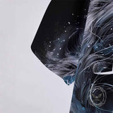 Majestic Lion Head Print Short Sleeve Polo Shirt 03 | Gthic.com