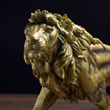 Majestic Muscular Lion Resin Animal Statue Figurine | Gthic.com