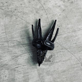 Mecha Swallow Alloy Adjustable Gothic Ring