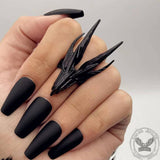 Mecha Swallow Alloy Adjustable Gothic Ring | Gthic.com