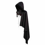 Medieval Irregular One Shoulder Halloween Side Cloak 03 | Gthic.com