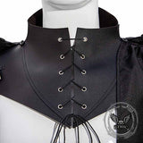Medieval Irregular One Shoulder Halloween Side Cloak