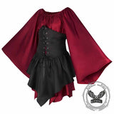 Medieval Renaissance High Waist Panelled Dress