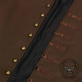 Medieval Renaissance Pirate Brown Halloween Costume