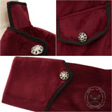 Medieval Retro Halloween Stand Collar Tuxedo Costume