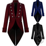 Medieval Retro Halloween Stand Collar Tuxedo Costume | Gthic.com