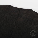 Medieval Retro Red And Black Waistcoat Costume