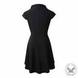 Medieval Retro Stand Collar Single Button Frock Coat