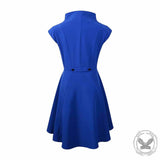 Medieval Retro Stand Collar Single Button Frock Coat