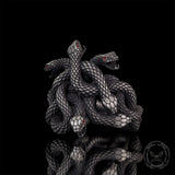 Medusa Snake Sterling Silver Gothic Ring | Gthic.com