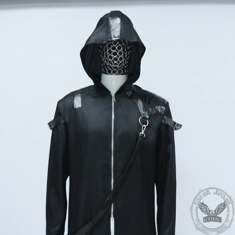 Gothden Herenjas Vintage Frackjas Gothische Victoriaanse Jas Uniform Halloween Kostuum, Zwart, L Gothden Herenjas Vintage Frackjas Gothische Victoriaanse Jas Uniform Halloween Kostuum, Zwart, L