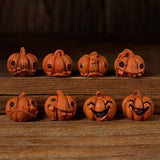 Mini Pumpkin & Skull Set Halloween Resin Figurines | Gthic.com