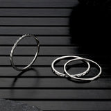 Minimalist 3Pcs Stainless Steel Stackable Ring Set