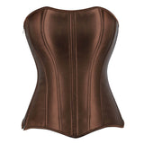 Minimalist Palace-Style Zippered Waist-Cinching Corset