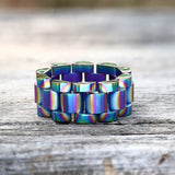 Minimalist Watch Chain Design Stainless Steel Ring | Gthic.com