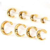 Moon Saddle Human Face Ear Gauge