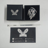 Mystical Witch Angel Sterling Silver Pendant