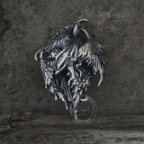 Mystical Witch Angel Sterling Silver Pendant