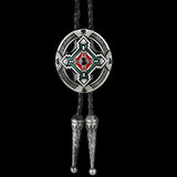 Native Indian Art Alloy Rodeo Bolo Tie | Gthic.com
