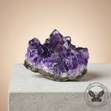 Natural Amethyst Crystal Cluster Home Figurine
