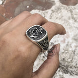 Navy Anchor Sterling Silver Marine Ring