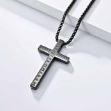 Nordic Celtic Knot Rune Stainless Steel Cross Pendant