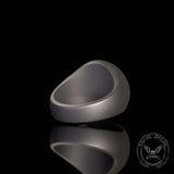 Nordic Helm of Awe Knotwork Sterling Silver Ring