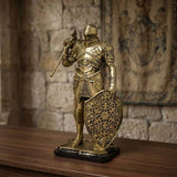 Nordic Medieval Knight Warrior Statue Resin Figurines