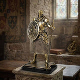 Nordic Medieval Knight Warrior Statue Resin Figurines