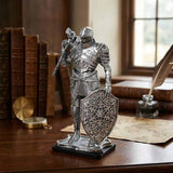Nordic Medieval Knight Warrior Statue Resin Figurines