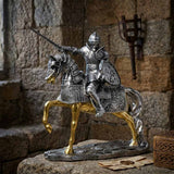 Nordic Medieval Knight Warrior Statue Resin Figurines