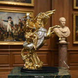 Nordic Medieval Knight Warrior Statue Resin Figurines