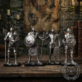 Nordic Medieval Knight Warrior Statue Resin Figurines